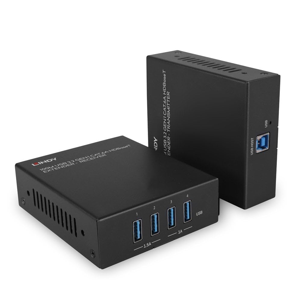 Lindy 100M Usb 3.2 Gen 1 Cat.6a Hdbaset Extender