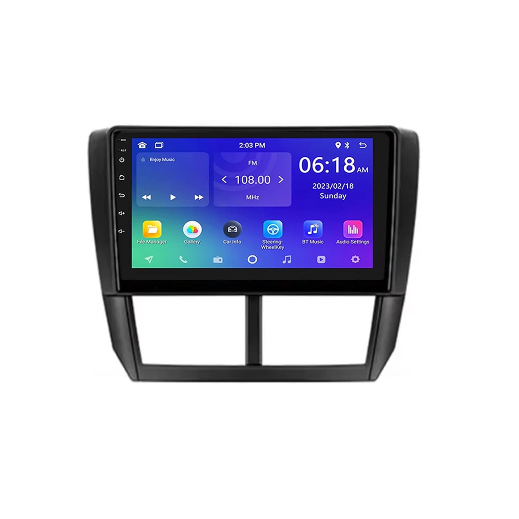Autoradio 9 Pouces Android 13 pour Voyager en Musique et Passer des Appels