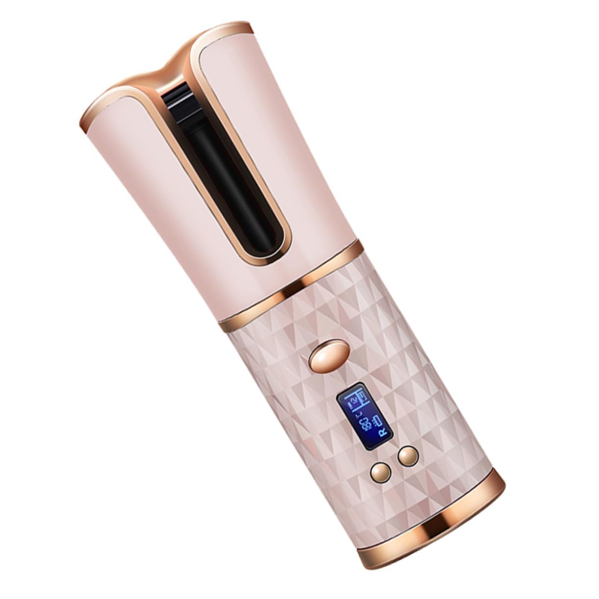 UKCOCO Rizador de Pelo Automático Inalámbrico Recargable por USB Recubrimiento Cerámico y Aleación para Peinados DIY en Casa para Mujer