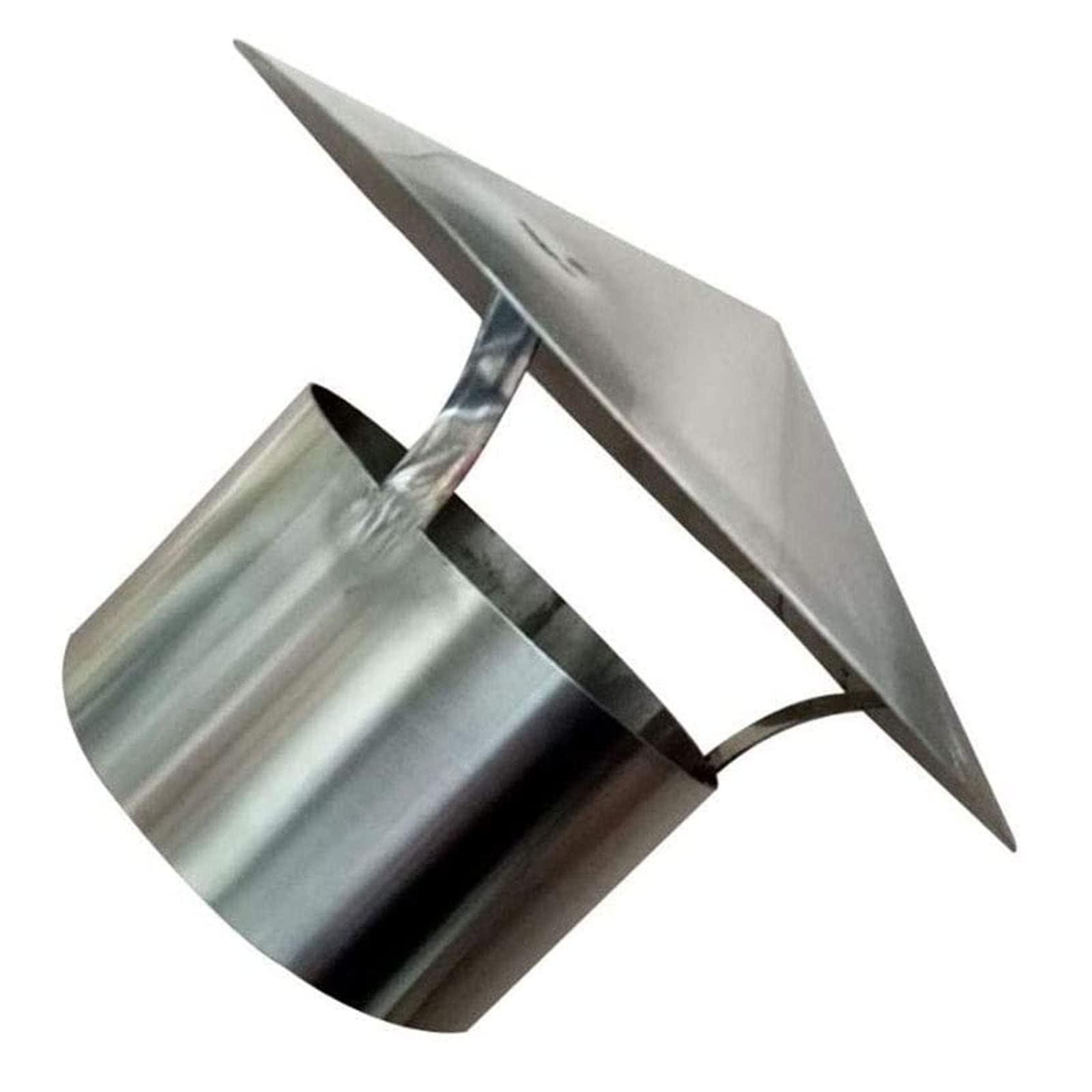 YFBCMXSKG Stainless Steel Chimney Cowl Cap,Roof Chimney Flue Cowl Pipe Rain Cover Protector Cap Chimney Rain Cap Pipe Anti Downdraught Bird Guard Top,160mm/6.3Inch