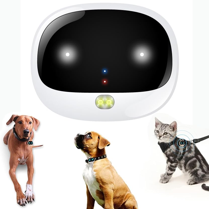 Rechargeable GPS Wireless Dog Fence with Tracker Collar for Medium Small Dogs - Voice Monitor/Low Battery Alarm Included