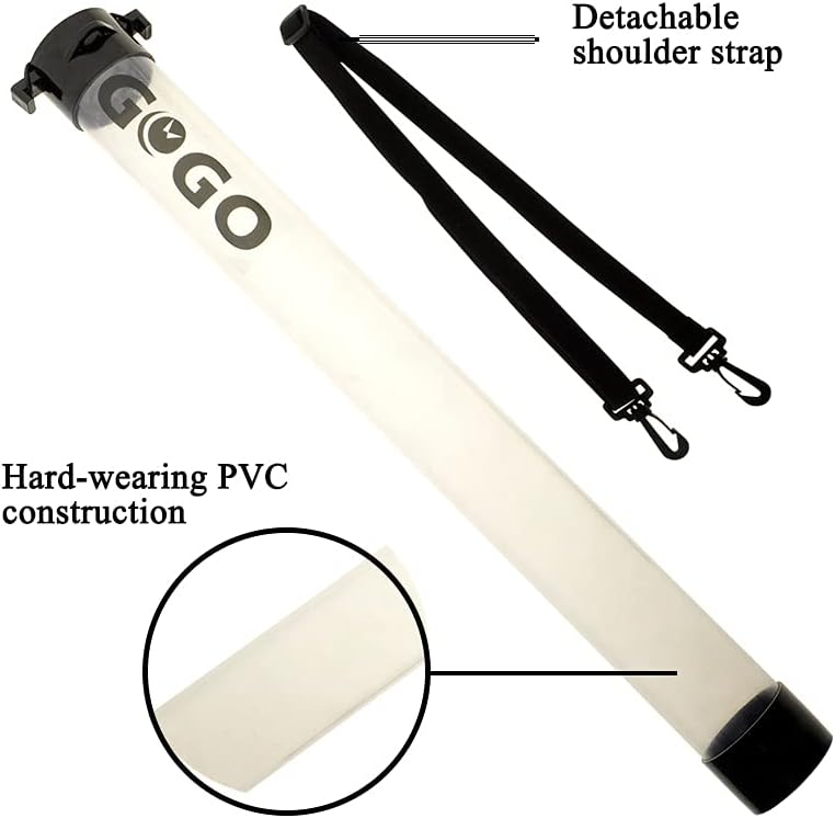 Muka GOGO Tennis Ball Retriever Tennis Ball Pick-Up Tube Ball Hopper for 12 Balls : Sports & Outdoors