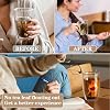 Trinkrittey 100 Pcs Empty Tea Bags for Loose Leaf Tea Disposable Tea Bags Round Tea Filter Bags Leaf Tea Filter Bags Drawstring Tea Bags for Spice Coffee Bags Soup Bags