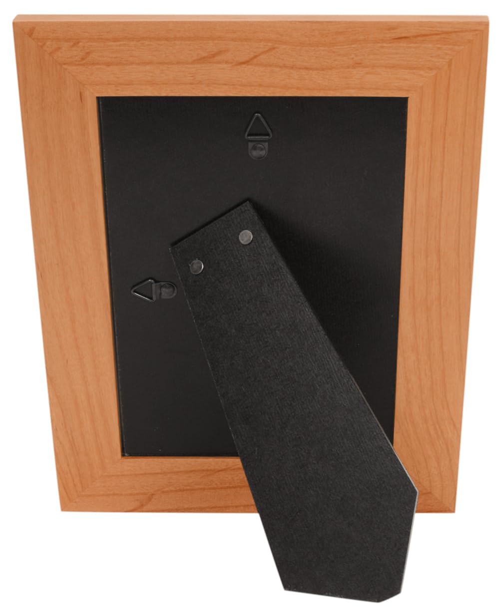 ThisWear Mom Mother's Day Gift Blessings Call Me Mommy Natural Wood Engraved 5x7 Portrait Picture Frame Wood