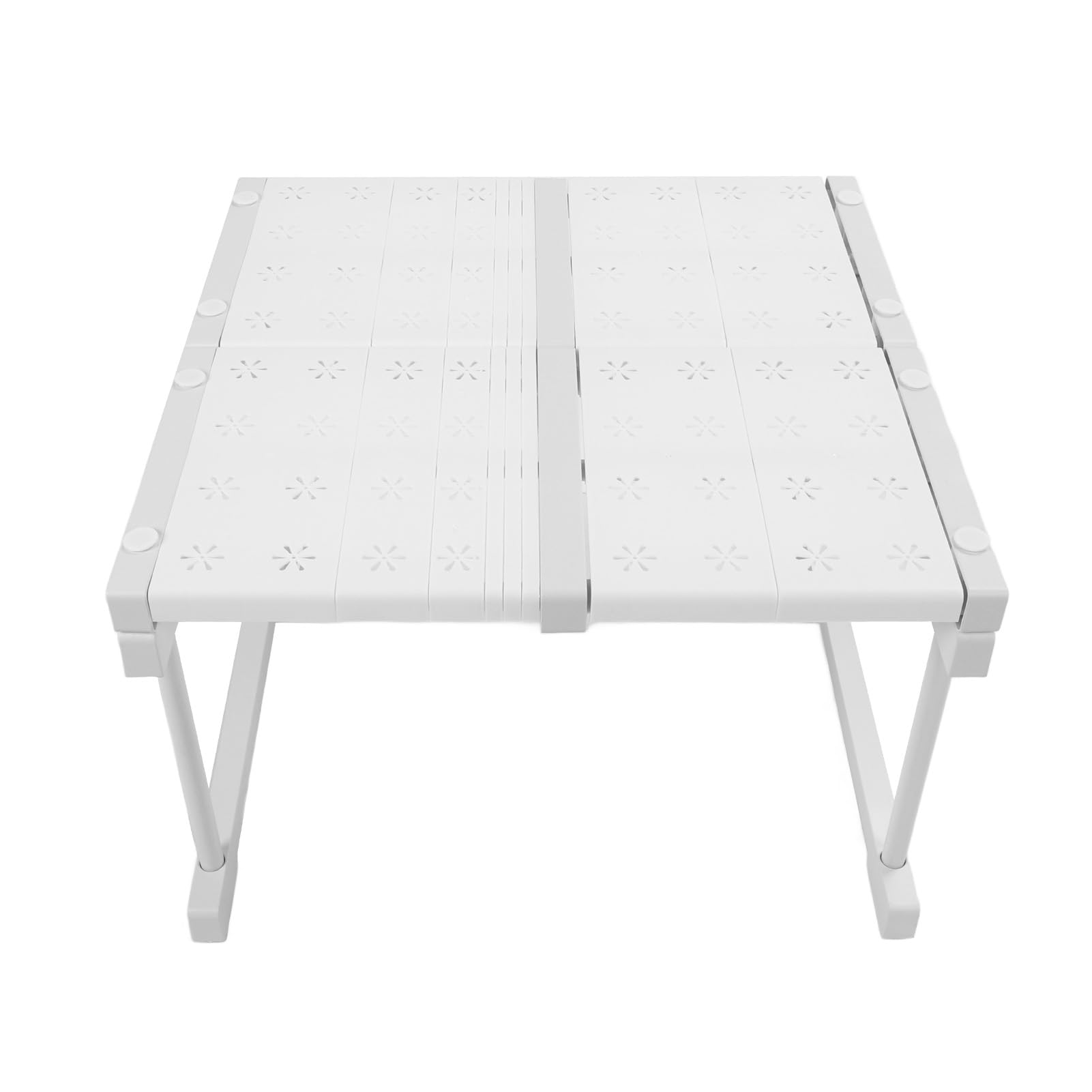 Ripiano per Armadietto Espandibile per Organizer, Ripiano per Organizer per Armadio Impilabile e Regolabile, Mensole da Tavolo Salvaspazio per Spezie, per (Lunghezza 37-48 cm/14,6-18,9
