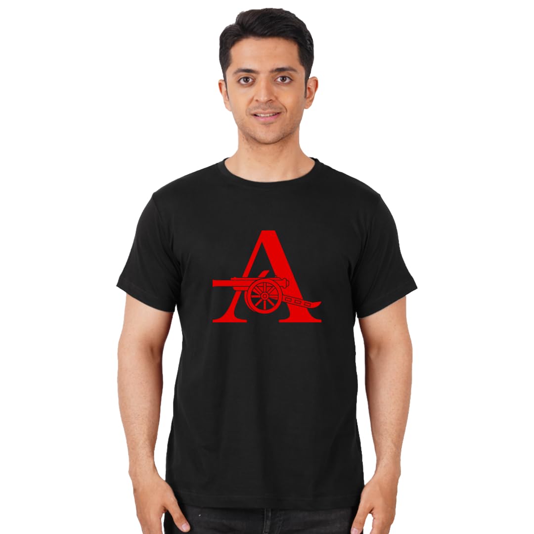 Fuda : Arsenal Football T-Shirts Printed Unisex 100% Cotton Half Sleeve Round Neck T-Shirt-picture-18