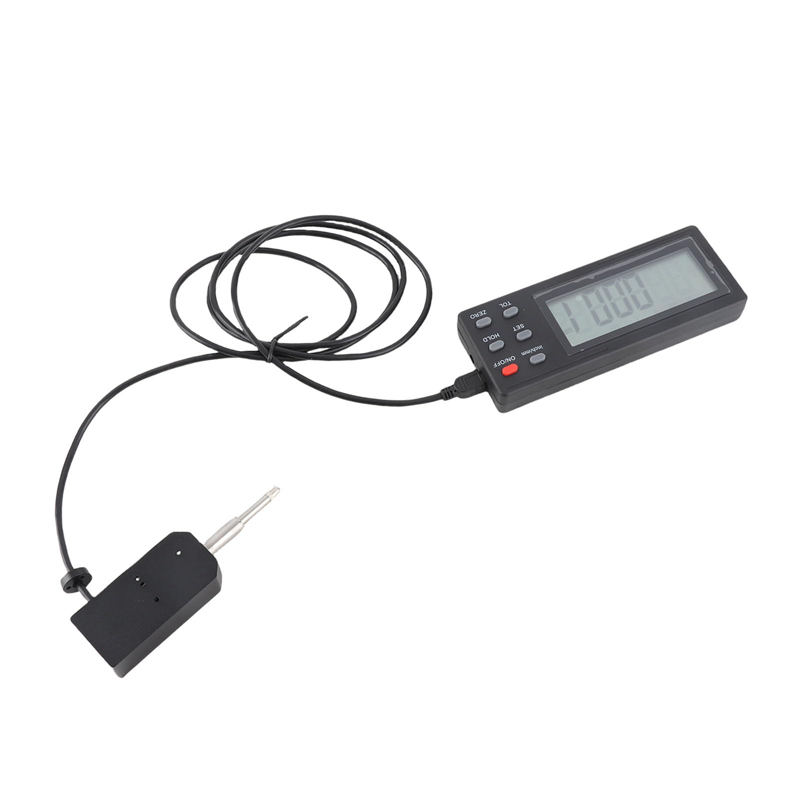 FTVOGUE Digitales Mikrometer, LCD-Mikrometer aus Aluminiumlegierung, 0 Bis 12,7 Mm, 0,001 Mm Auflösung, Multifunktionales, Genaues Messwerkzeug für den Einsatz in der Werkstatt von Maschinisten und