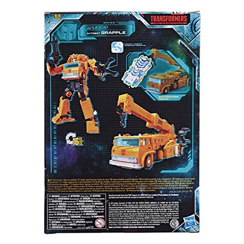 Transformers Toys Generations War For Cybertron: Earthrise Voyager Wfc-E10 Autobot Grapple Action Figure - Kids Ages 8 And Up, 7-Inch #TOP2