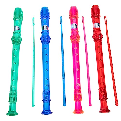 BESPORTBLE 4Sets Beginner Practice Clarinet Resin Wind Instrument for Lightweight Durable Beautiful Tone for Early Education and Music Classes