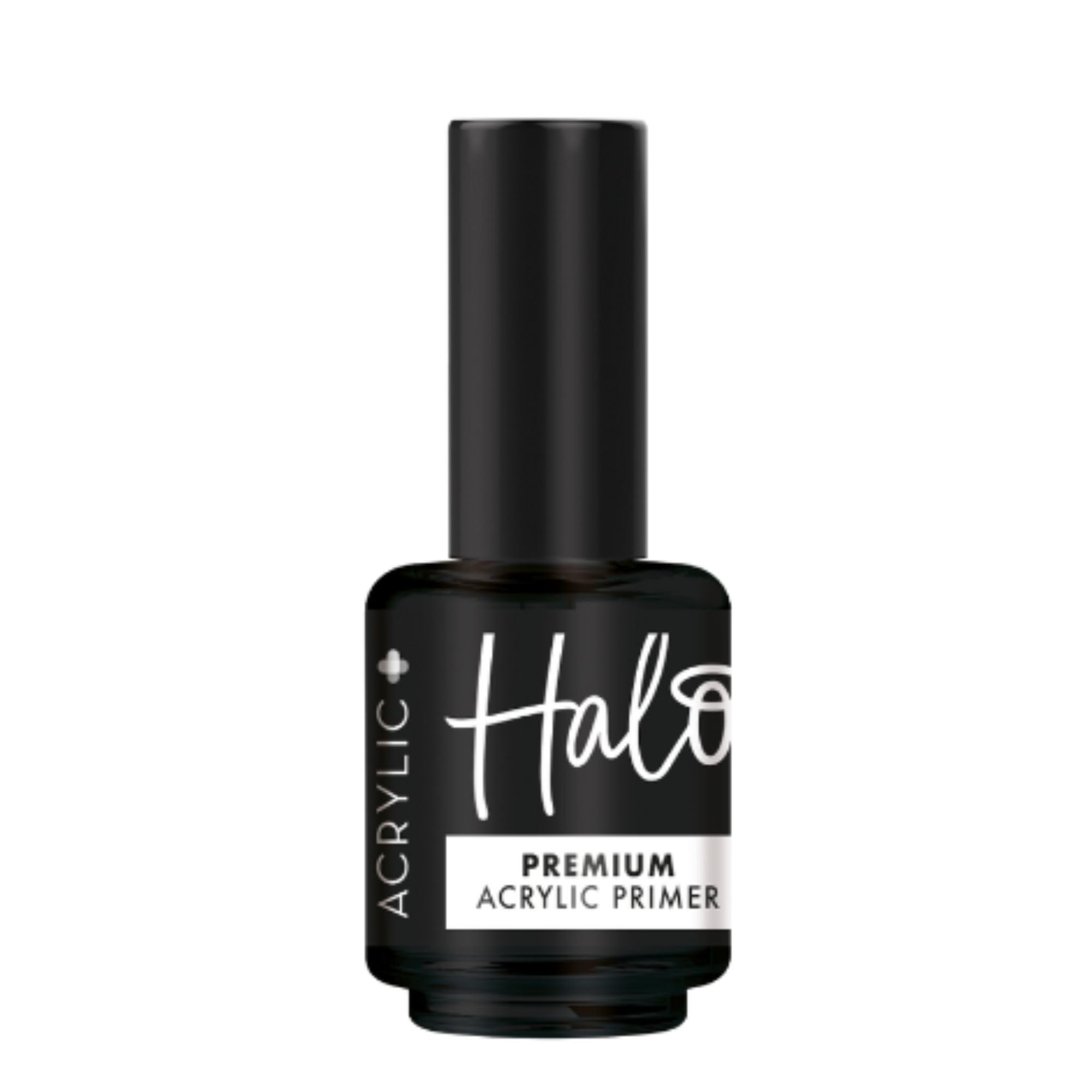 Halo Acrylic Plus Nail Primer - 15ml. Acrylic Primer for Nail Prep, Strong Adhesion & Easy Application. Nail Primer for Acrylic Powder - Acrylic Nail Primer for Professional & Home Use.