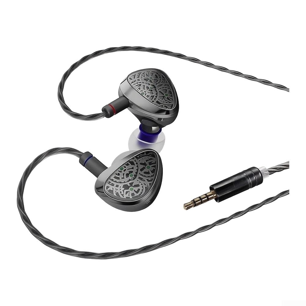 Écouteurs intra-auriculaires Hifi 10 mm en fibre de carbone pour basses