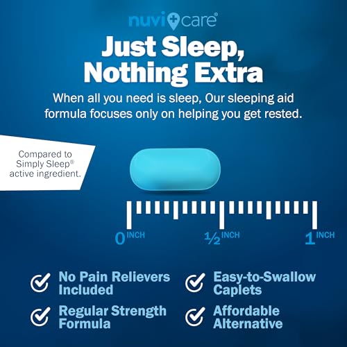 Nighttime Sleep Aid with Diphenhydramine HCl 25 mg - Non Habit Forming Regular Strength Sleeping Pills for Adults - Does Not Contain Pain Reliever - OTC Sleep Aids for Adults (200 Caplets) - Image 6