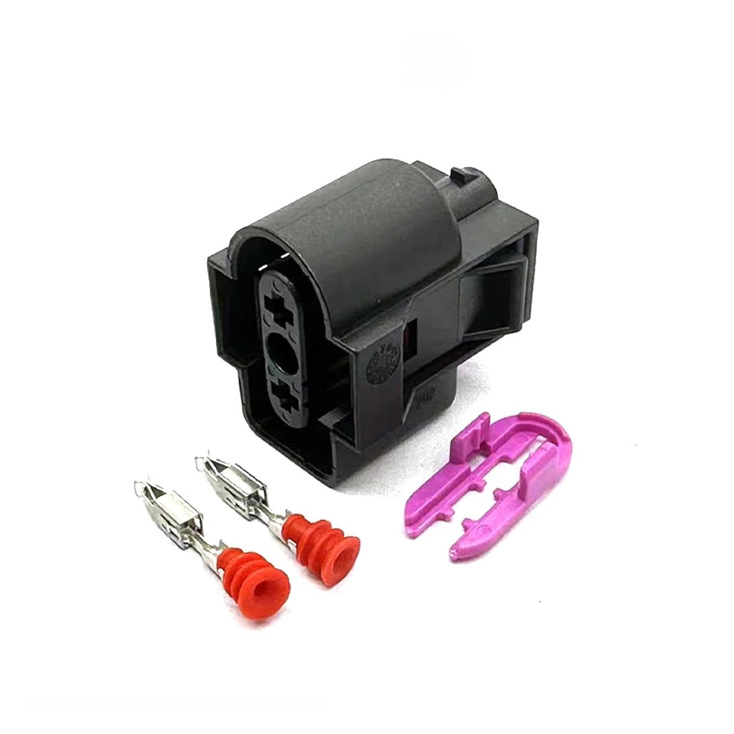 2 Pin Car 3.5 Mm Water Level Sensor Car Watering Can Connector Plug 1J0973202 Compatible A4L/A6L/A8/Q5/Q7 KLOOKY(Lavender,10 Sets)