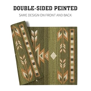 Giwawa Southwestern Placemats Set of 4 Rustic Green Tribal Geometric Decorative Table Mat Antique Native American Heat Resistant Washable Place Mats 12x18Inch for Dining Kitchen Farmhouse Decor Giwawa Southwestern Placemats Set of 4 Rustic Green Tribal Geometric Decorative Table Mat Antique Native American Heat Resistant Washable Place Mats 12x18Inch for Dining Kitchen Farmhouse Decor