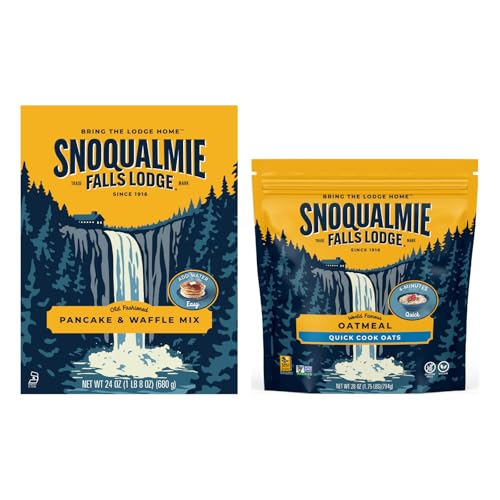 Snoqualmie Falls Lodge Quick Cooking Oatmeal, 28 OZ + Old