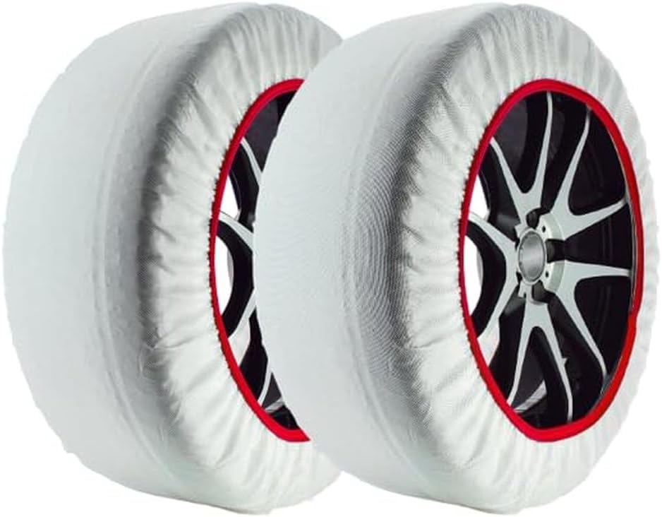 Start Calze da Neve Bianche Taglia L Omologate EN16662-1