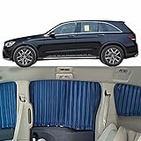 parasol coche mercedes gla Paño de satén de alta elasticidad seleccionado, protección del medio ambiente, protección solar, protección UV, protección de la privacidad, textura suave, duradera.