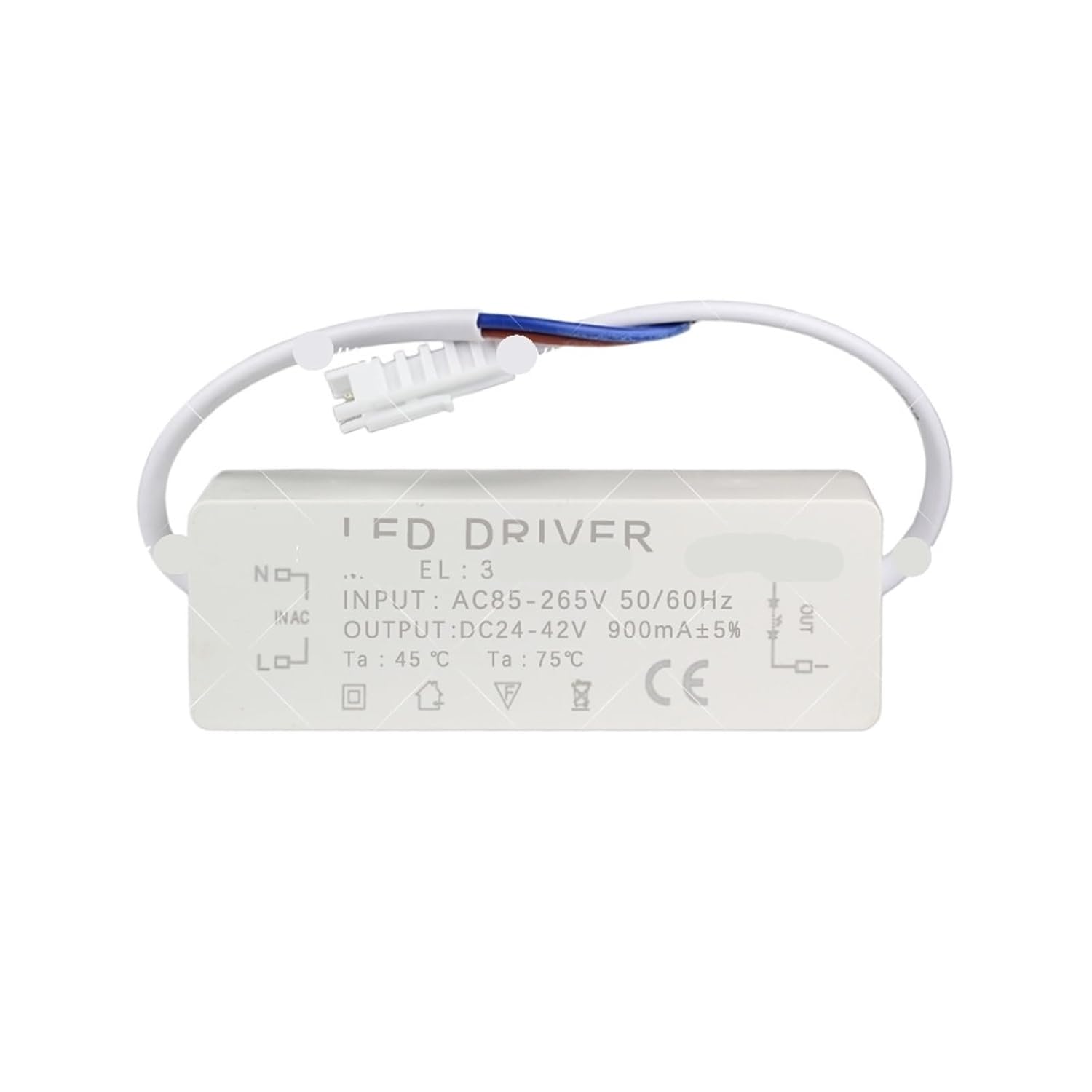 1PCS LED Power Driver Adapter Lighting Transformer(12-18W(300mA))