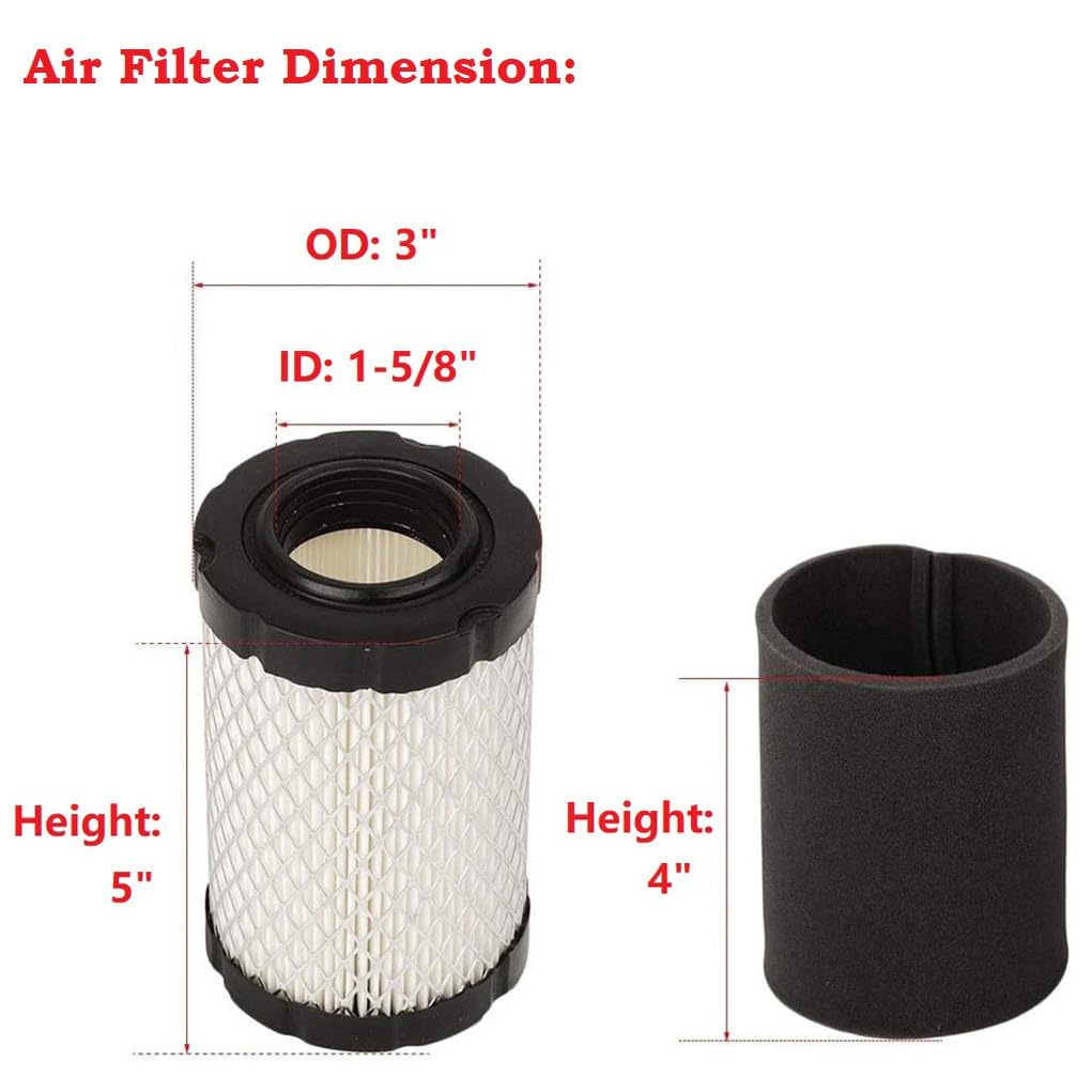 Filtro aria da 3 pezzi prefiltro per John Deere D100 D105 D110 D130 Z225 Z235 Z255 X124 L105 L107 L108 LA135 trattore tosaerba 1420 Filtro aria da 3 pezzi prefiltro per John Deere D100 D105 D110 D130 Z225 Z235 Z255 X124 L105 L107 L108 LA135 trattore tosaerba 1420
