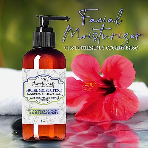 Resurrectionbeauty Facial Moisturizer | Unscented Day Or Night Face Cream Base With Natural Anti-Aging Ingredients | 90%+ Organic Moisturizer For Men And Women, 4 Oz #TOP7