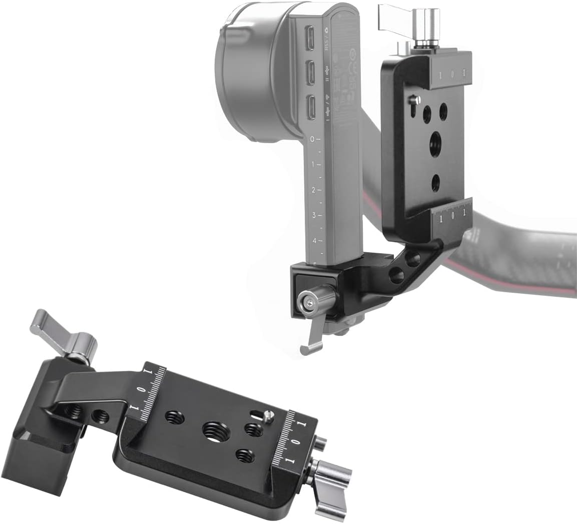 RS3 Vertical Camera Mount,Robust Portrait Mounting Solution Compatible with DJI RS 2/RS 3/RS3 PRO for IG YouTube Shorts Tiktok Video Extended Vertical Shooting