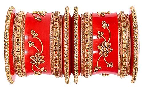 See full amazon price history chart for Rajasthani Rajputi Handcrafted Chuda Set Handmade Gold Plated Plastic Seap Red Bridel Bangles || Women & Girls (Red, 2.6) Rajasthani Rajputi Handcrafted Chuda Set Handmade Gold Plated Plastic Seap Red Bridel Bangles || Women & Girls (Red, 2.6) (B099KCLK9H) Amazon Price History, Amazon Price Tracker