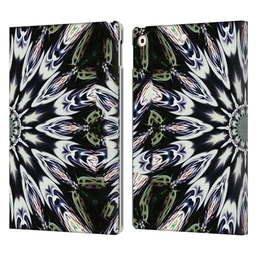 Étui portefeuille iPad 10.2 en cuir mandala Haroulita pour modèles 2019 à 2021