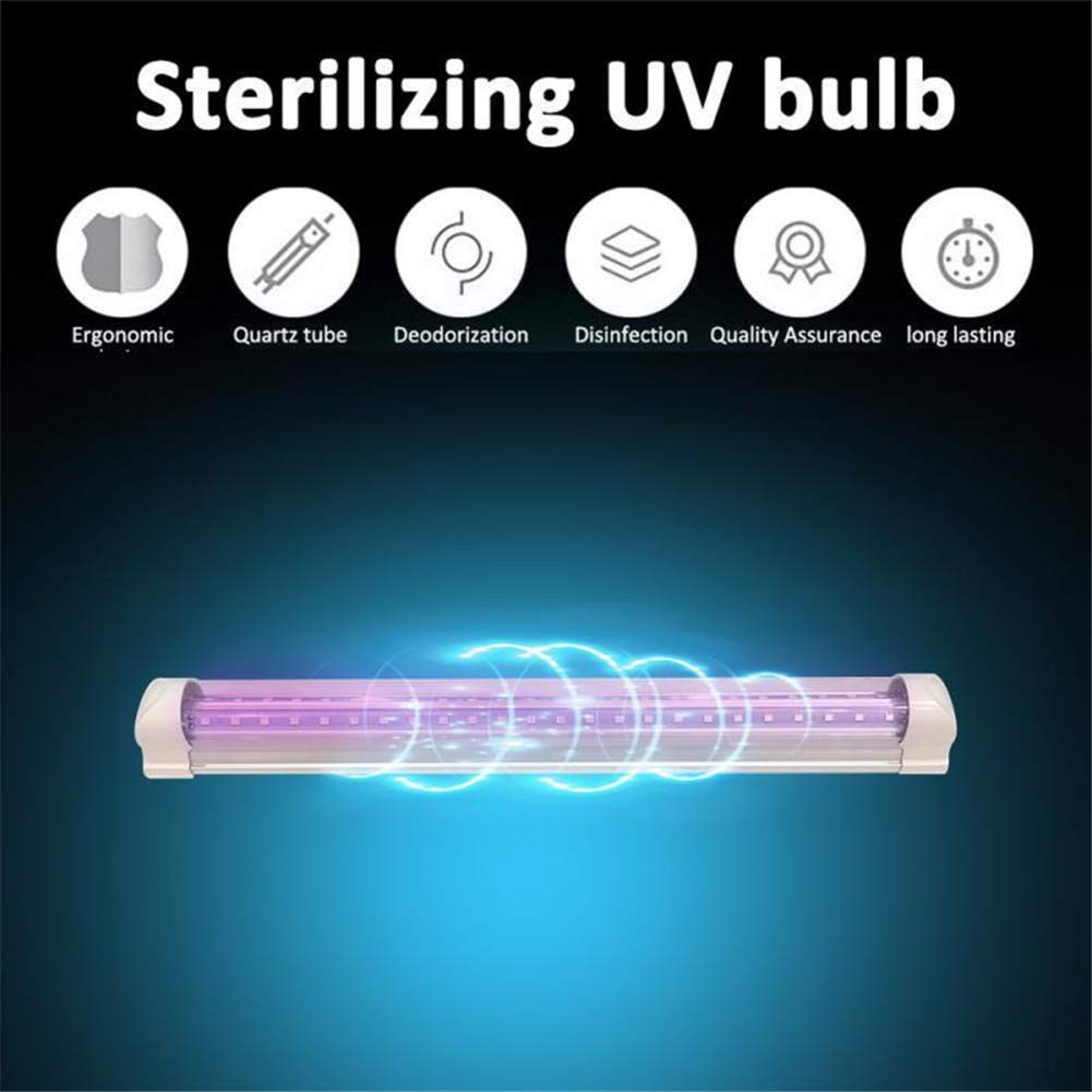 10W UV Esterilizador Lámpara, Handheld portable ultravioleta lámparas de cuarzo Fixture de luz UVC para el filtro de aire del hogar Viajes