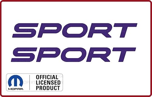 Miniatura 38 de Decal Mods Fender Sport - Logotipo lateral pequeño para Jeep Wrangler TJ (2004-2006) (juego de 2) negro mate CBM SJ5K4