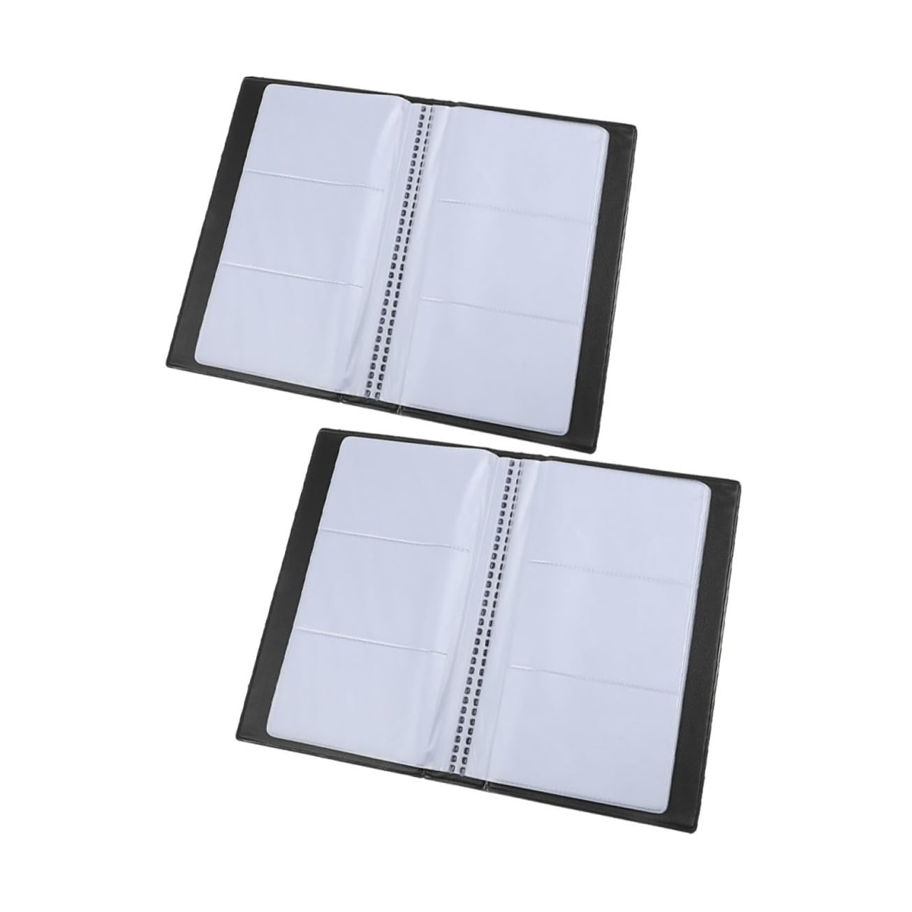 Porte-cartes de visite cuir PU fini les cartes abîmées avec ce classeur