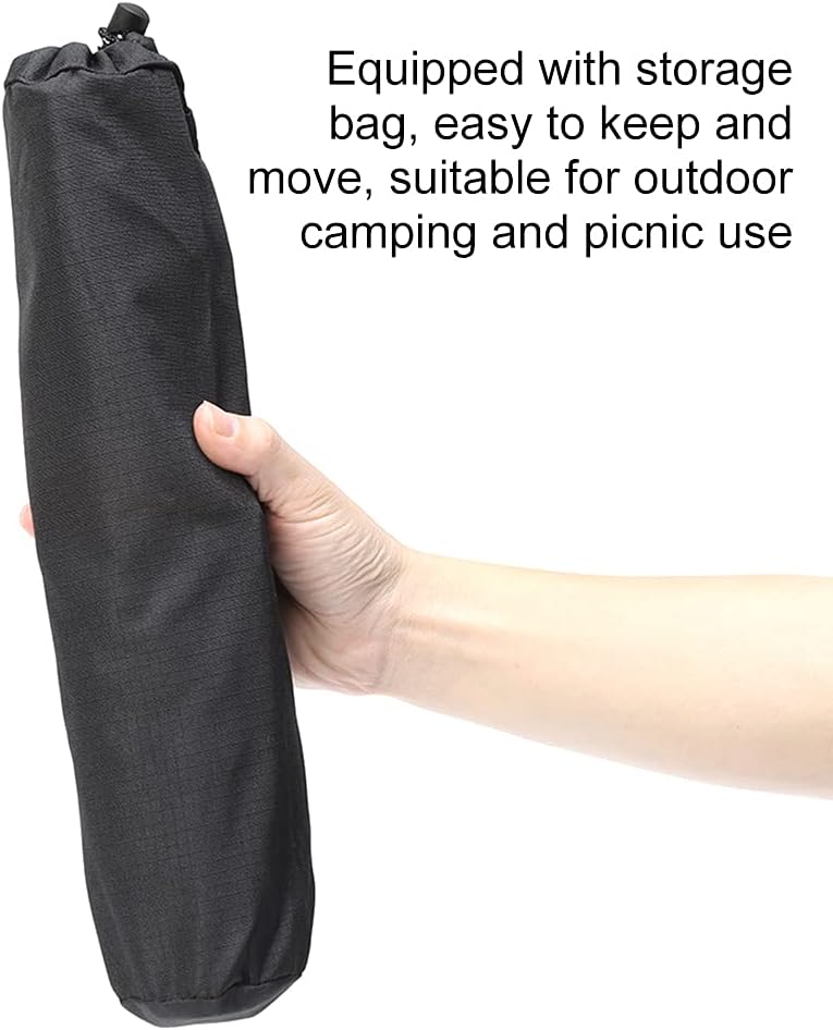 EKDJKK Folding Lamp Pole for Camping Table Lantern Stand Portable Lightweight Aluminum Alloy Lantern Pile Driver for Outdoor, Hiking, Picnic, Traveling, Fishing, BBQ(Black) : Tools & Home Improvement