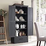 XIASLO 72' Tall Wood Storage...