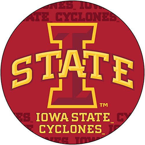 Iowa State Cyclones 4 Inch Round Word Magnet Officially Licensed Collegiate Product