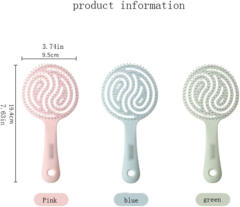 Comb Hair Care Air Cushion Comb Massage Scalp Hair Brush is Suitable for All Hair Types-Ladies, Girls, Men Hair Brush(Brass)