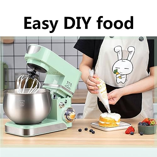 MRKU Electric Stand Mixer for Baking Tilt-Head Food Mixer with 5.5L Stainless Steel Mixing Bowl 6 Speed with Pulse Setting Includes Dough Hook,Wire Whip Beater for Cakes,Batters,Bread,Desserts 1200W - Image 6