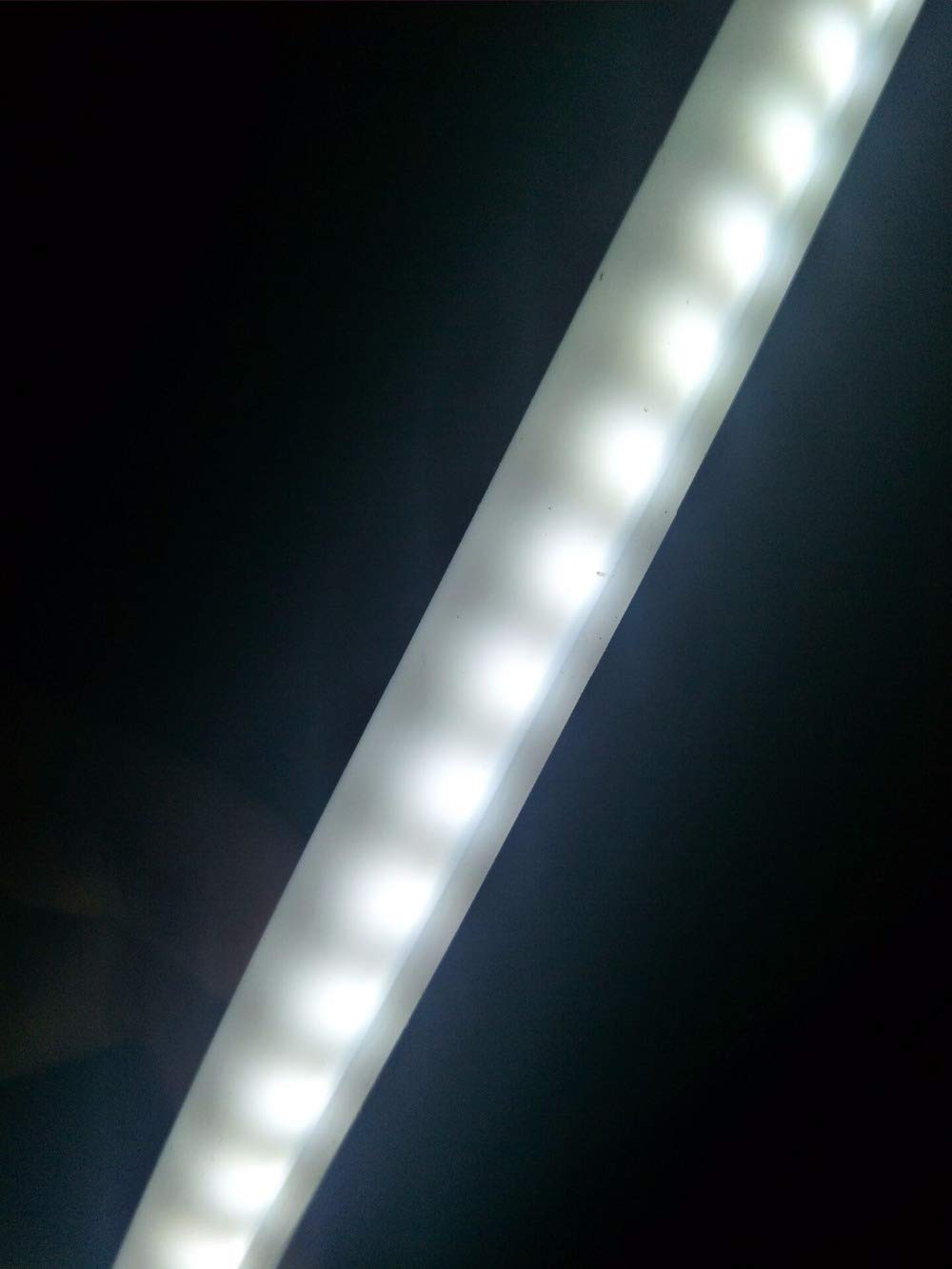 Luci LED Cofano Auto | Striscia 47.2'' Impermeabile | Bianco Freddo | 12V | Con Nastro Adesivo | Tagliabile - Foto 5