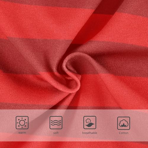 Red Brown Stripe Toddler Girls's Underwear 2T3