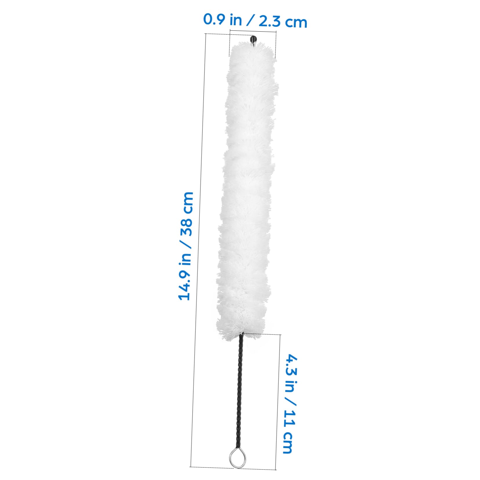 Toddmomy Flute Brush Cleaning Cotton Brush for Flute Professional Essential Music Accessory