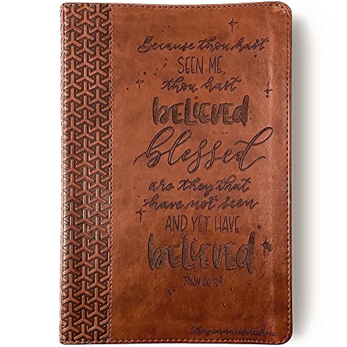 JOY CREATIVE KJV Two-Tone Study Bible | Personalized with Name