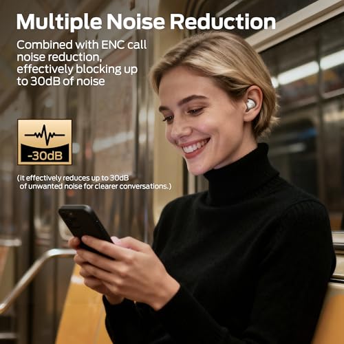 Image of Monster Sleep Ear100 Ear Buds, Sleep Earbuds with Stereo Sound, Design for Side Sleeper, 32H Playtime, Bluetooth 6.0, ENC Noise Cancelling, IPX7 Watee