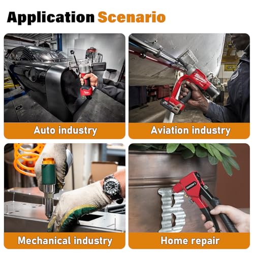 JTAREA 250 Stück Aluminium Blindnieten 3,2 × 10 mm mit Unterlegscheiben Pop Nieten Popnieten Blindniete Großkopf Alu Kernnieten mit Rundem Kopf (Schwarz)