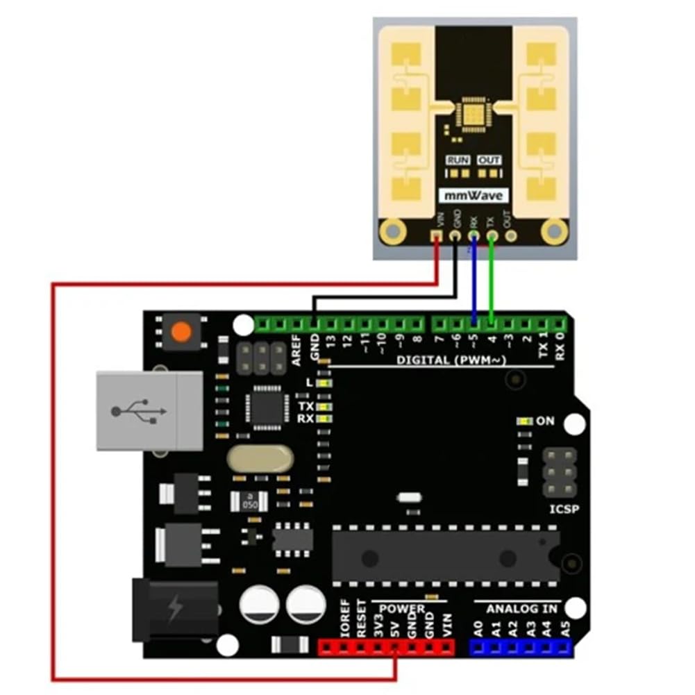 Sensore MmWave C4001 24GHz per il monitoraggio in tempo reale del sensore di rilevamento della velocità