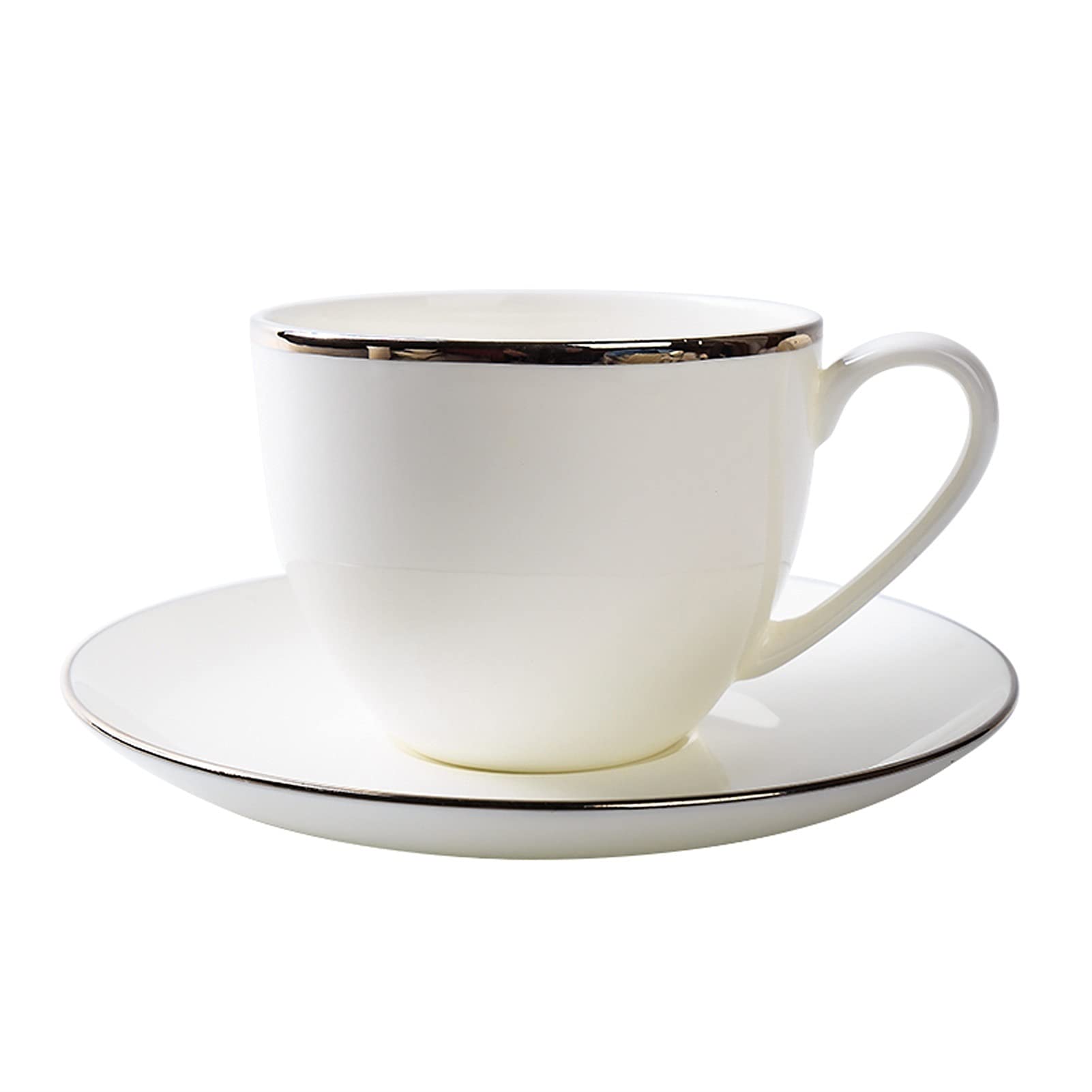 Kubek do kawy zestaw kubków do kawy z porcelany kostnej Nordic wysokiej klasy kubek ceramiczny ceramiczna filiżanka do kawy i spodek angielska czarna herbata filiżanka filiżanka do herbaty