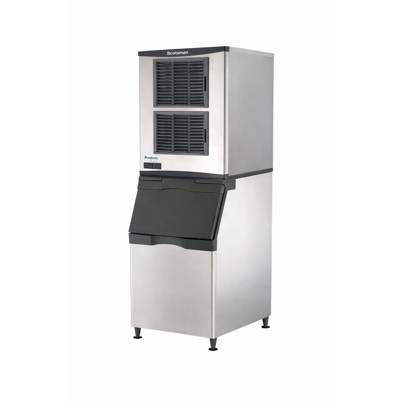 Scotsman Prodigy Plus Flake Ice 22" Ice Maker - 1056 Lb/Day, 370 Lb Storage Bin on Fridge.com - View 3