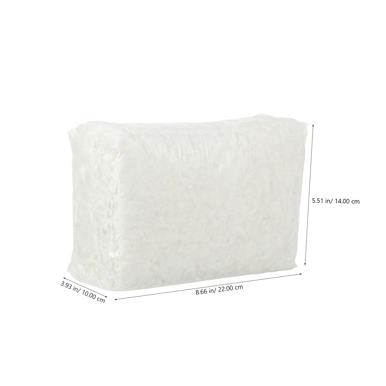 WOONEKY Litière en Papier pour Petits Animaux Absorbante 1 Pack Blanc