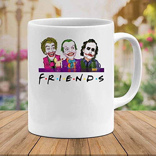 NA Amigos #Joker Película de Terror #Heath #Ledger #Jared Leto #Jack #Nicholson Tazas de café de cerámica Tazas