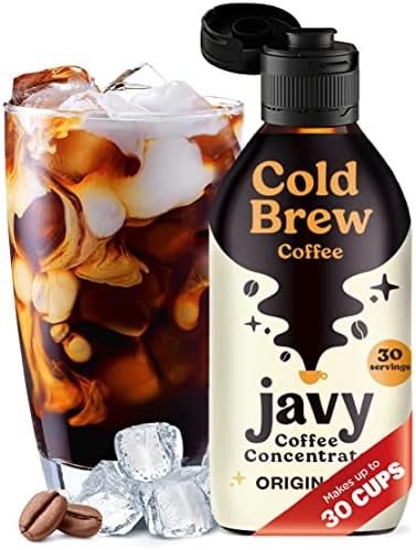 Javy Coffee 30X Cold Brew Coffee Concentrate, Perfect for Instant Iced Coffee, Cold Brewed Coffee and Hot Coffee.