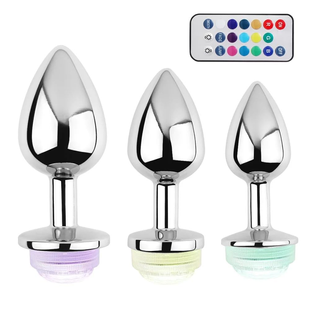 leuchtender anal plug Fernbedienungsfähiger Farbwechsel Anal-Butt-Plug Sexspielzeug Leuchtender  Analplug für Frauen Mit Licht Prostata-Massagegerät Erwachsenen-Sexspielzeug main image 0