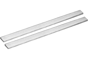 uxcell 316L Stainless Steel Flat Bar, 1/8" Thickness 25/32" Width 12"