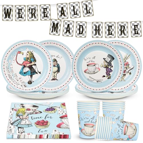 Alice in Wonderland Party Decorations for Mother's Day or Onederl...